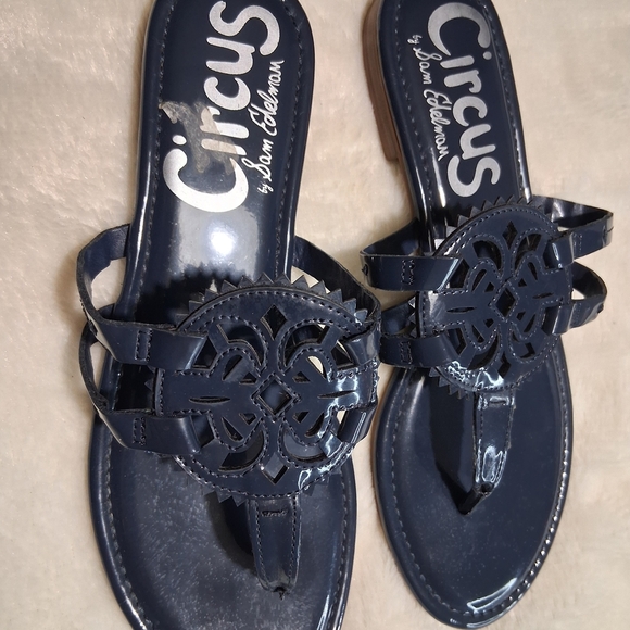 Circus by Sam Edelman Dark Blue Strappy Sandals - Picture 4 of 7